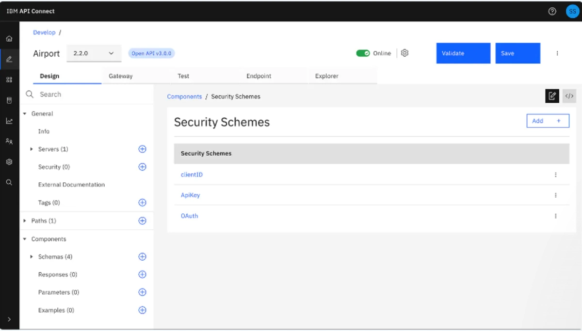 IBM API Dashboard